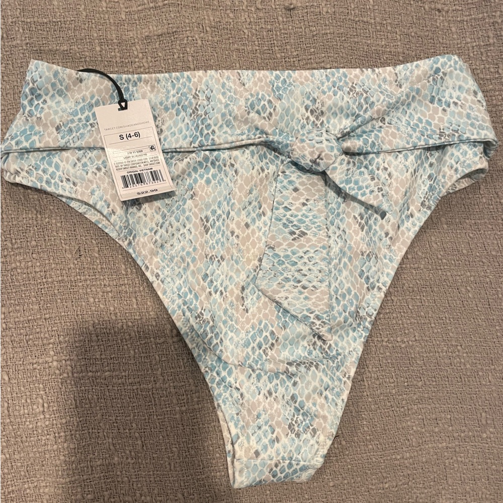 Brand new! Shade & Shore high waist extra cheeky bikini bottom
